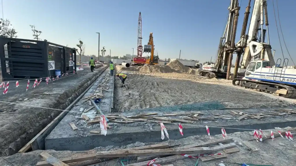 Al Mazroui Building construction site