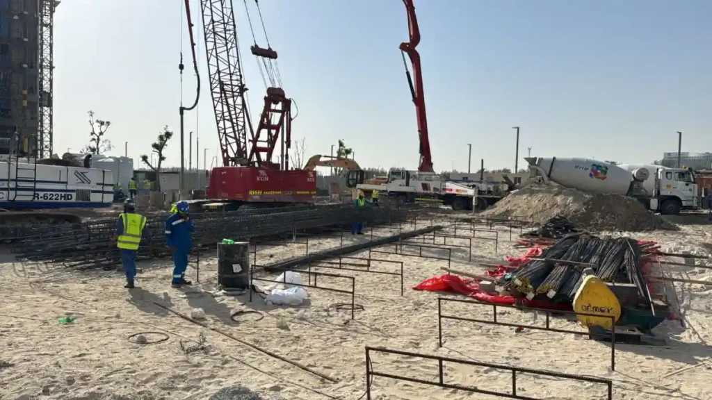 Al Maha construction site