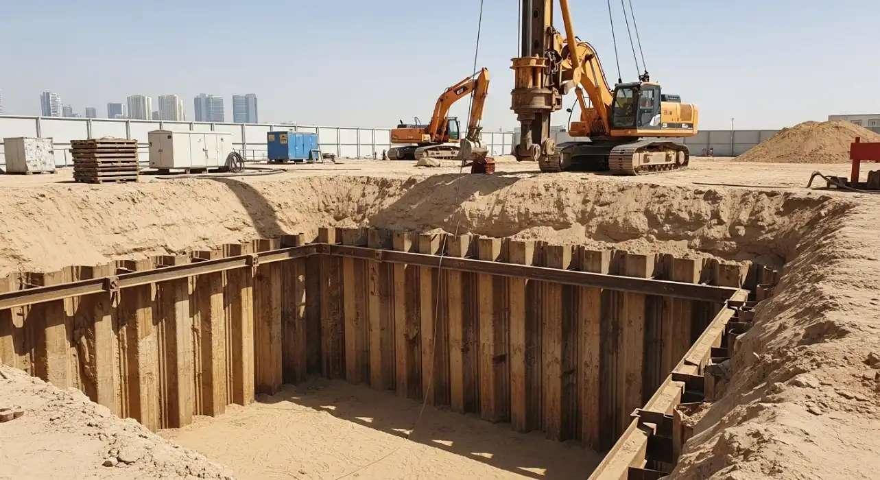 sheet piling - shoring